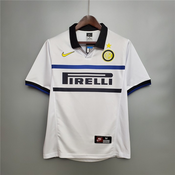 AAA Quality Inter milan 98/99 Away White Soccer Jersey